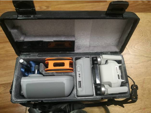 dji mini 2 difícil bolso caso funda combo conjunto vehiculos caja 3D print model - Mito3D