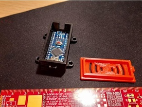 arduino nano protective case electronics enclosure mount protection 3d print model - Mito3D