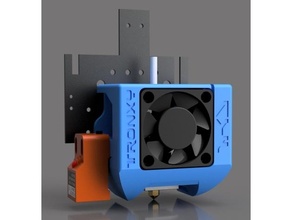 ayf kanal Tronxy x5sa profesyonel 3d yazıcı parçalar 4010 hayran soğutma kaporta hayranlık kefen x5s 3d print model - Mito3D