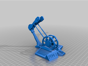 pfm 1 fountain pen holder office mechanical 3d print model - Mito3D