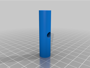 personalizzabile attraversare tassello barile Noce parti openscad 3d print model - Mito3D
