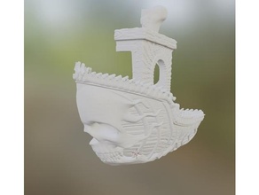 barco fantasma banquillo palo coche vehiculo pasatiempo 3d print model - Mito3D