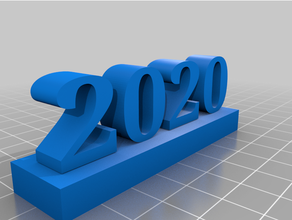 olvidar 2020 3d impresión 3d print model - Mito3D