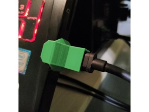 usb coup tonnerre câble stabilisateur titulaire soutien msi gs60 3d impression USB 3d print model - Mito3D