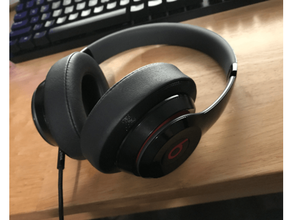 beats solo 2 studio earpad adapter audio 3 headphones 3d print model - Mito3D