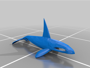 orca 3d impressão 3d print model - Mito3D