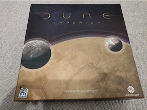 dune imperium 1st edition retail - removable inserts existing insert toy & game accessories boardgame organizer board box 3d print model - Mito3D