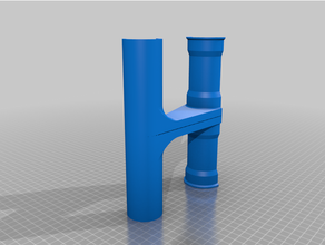 double roll filament hanger 3d printer parts 3d print model - Mito3D