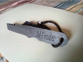 3dfender Werkzeuge Messer Verteidigung 3d print model - Mito3D