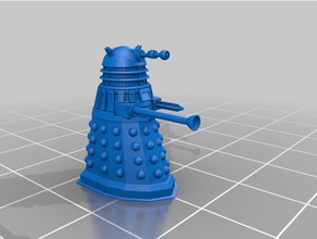 dalek miniatura modelo robots 3d print model - Mito3D