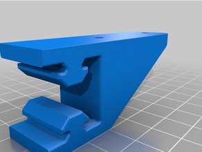 single fessura staffa 3d stampante parti 3d print model - Mito3D