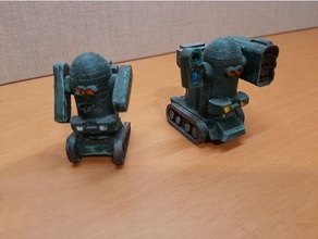 andróide robô miniatura jogos 3d print model - Mito3D