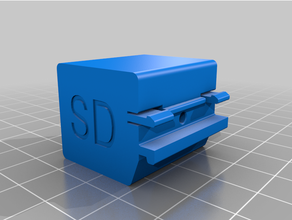 chasquido sd card soporte prusa mk3s 3d impresora accesorios 3d print model - Mito3D