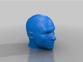 Maske Scaler poly Kopf 3d print model - Mito3D