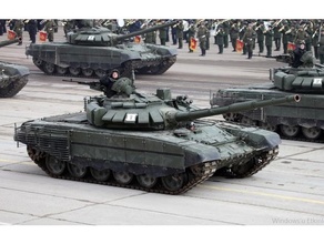 easy print t-72 vehicles bolt action flames war russian military tank t72 3d print model - Mito3D
