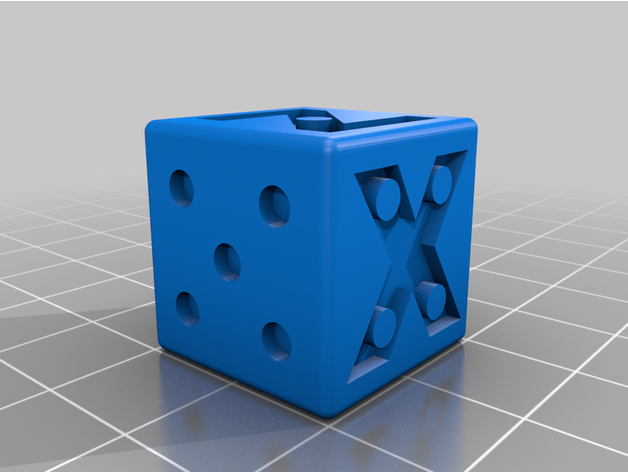 calibration cube dice 3D print model - Mito3D