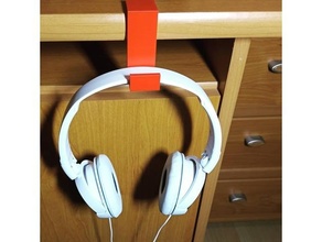headphone hook audio 3d print model - Mito3D