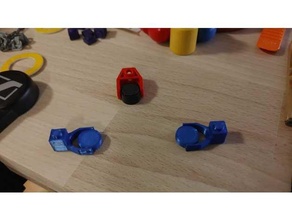aimant serrer brique construction jouets briques grue lego 3d print model - Mito3D