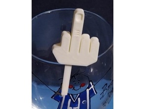 39 manos ' medio dedo vino vaso encanto accesorios Copa copa 3d print model - Mito3D