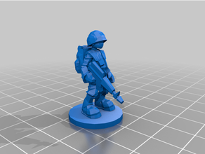 western frontier grunt - battalion wars video games nintendo game wii 3d print model - Mito3D