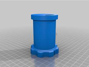 accesible pill bottle people parkinsons pills container 3d print model - Mito3D