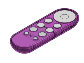 chromecast remote case household cover google tv control 3d print model - Mito3D
