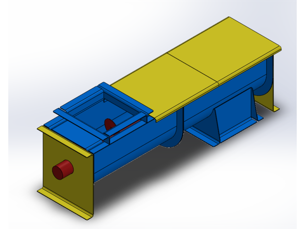 parafuso transportador Engenharia broca 3D print model - Mito3D