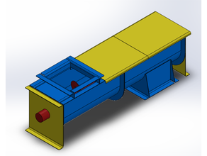 tornillo transportador Ingenieria barrena 3d print model - Mito3D