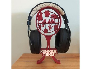 stranger headphone stand audio gift headphones holder music 3d print model - Mito3D