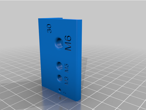 3030 profile jig drilling screwing 3d printer accessories extrusion aluminium 3d print model - Mito3D