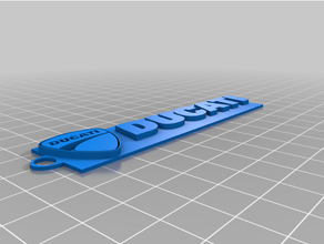 ducati keychain 3d printing keychains moto motogp motorcycle 3d print model - Mito3D