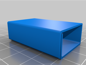 bloquear borrador apretón manga 3d impresión caso funda soporte pentel polímero rectangular papelería 3d print model - Mito3D