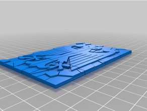 araldico aquila Schermo base impostato 6mm fow oggetti scena basi epico epic30k epic40k 40k armageddon scala fiamme guerra 3d print model - Mito3D