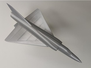 einfach Fata Morgana iii Fahrzeuge Flugzeug dassault Kämpfer Jet 3 spiralisiert Vase Modus 3d print model - Mito3D