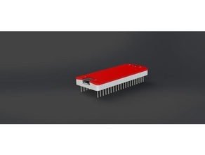 framboesa pi pico caso bainha eletrônicos microcontrolador micropython programação Pitão termoformação 3d print model - Mito3D