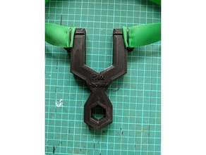 houlston hex - slingshot catapult ttf ott sport & outdoors catty flatband frame hunting toy 3d print model - Mito3D