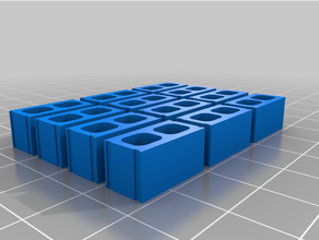1 25 ölçek Somut bloklar sahne 3d print model - Mito3D