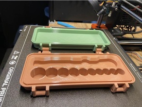 kobalt metric socket set holder tool holders & boxes frog box 3d print model - Mito3D