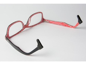 anti slide lunettes ear hooks oreille poignées crochets tpu 3d print model - Mito3D