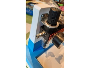 soutien filtre humide aérographe DIY humidité 3d print model - Mito3D