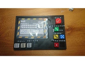 pannello controllo gaslands rifornito giocattolo gioco Accessori rifornimento benzina modello gettone 3d print model - Mito3D