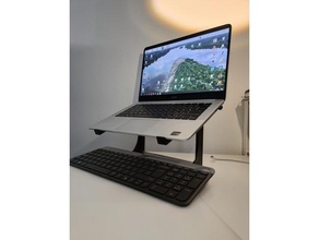 laptop ultrabook stand 3d print model - Mito3D