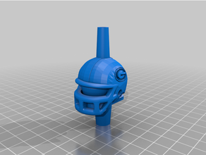 boquilla cachimba futbol americano art 3d print model - Mito3D