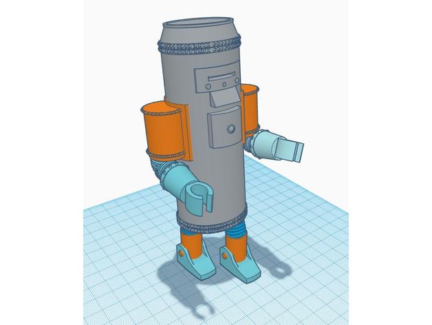 şeytanın robot star yürüyüş gezgin Kaptan proton model robotlar sci fi Bilim kurgu bilimkurgu 3D print model - Mito3D