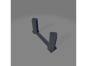 support foot black decker orbital sander v2 parts tool 3d print model - Mito3D