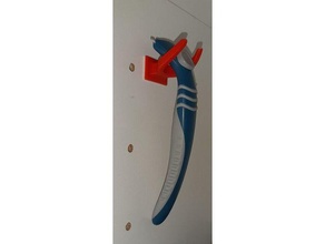 rasoir poignée titulaire soutien salle bains Gillette 3d print model - Mito3D