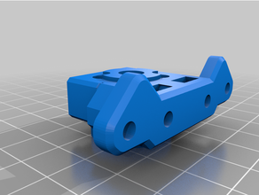 rígido montaje adaptador triangulos continuar hotend 3d impresora partes hidra montar triangulo laboratorio 3d print model - Mito3D