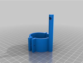 ring clamp rod support household 3d print model - Mito3D