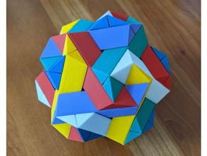 jupiter - polyhedral assembly puzzle puzzles math polyhedra 3d print model - Mito3D