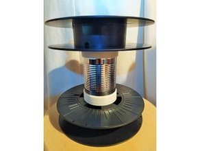 giradischi filamento bobine lattina domestico torta In piedi bobina glassatura 3d print model - Mito3D